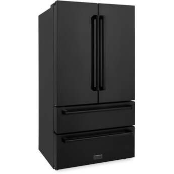 Z Line ZLINE RFM36BS 36 Inch Black Stainless Steel Counter Depth French Door Refrigerat — thumbnail 16