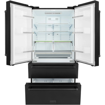 Z Line ZLINE RFM36BS 36 Inch Black Stainless Steel Counter Depth French Door Refrigerat — thumbnail 45