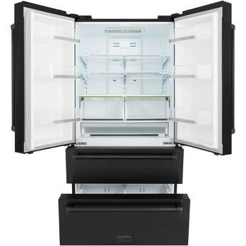Z Line ZLINE RFM36BS 36 Inch Black Stainless Steel Counter Depth French Door Refrigerat — thumbnail 46