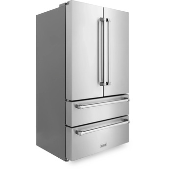 Z Line ZLINE RFM36BS 36 Inch Black Stainless Steel Counter Depth French Door Refrigerat — thumbnail 9