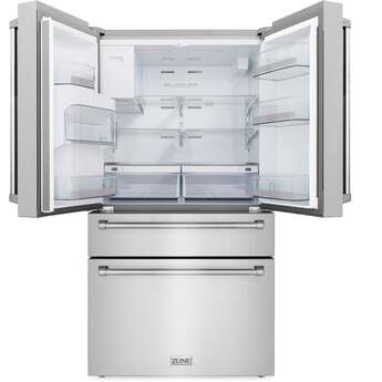 Z Line ZLINE RFMW36 36 Inch Stainless Steel Counter Depth French Door Refrigerator — thumbnail 11