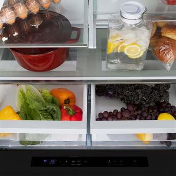 Z Line ZLINE RFMW36 36 Inch Stainless Steel Counter Depth French Door Refrigerator — thumbnail 14