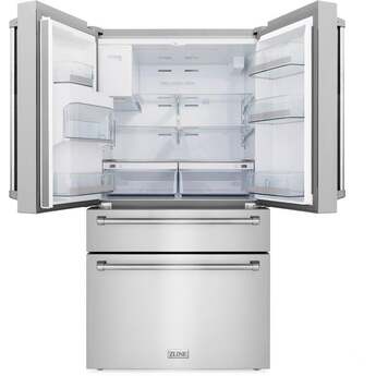 Z Line ZLINE RFMW36 36 Inch Stainless Steel Counter Depth French Door Refrigerator — thumbnail 15