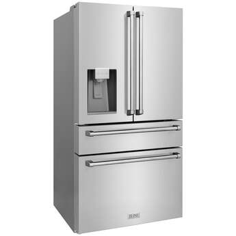 Z Line ZLINE RFMW36 36 Inch Stainless Steel Counter Depth French Door Refrigerator — thumbnail 26