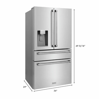 Z Line ZLINE RFMW36BS  36 Inch Counter Depth French Door Refrigerator — thumbnail 26