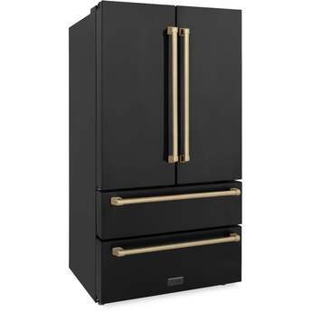 Z Line ZLINE RFMZ36BSCB  Autograph Edition Series 36 Inch Counter Depth French Door Ref — thumbnail 15