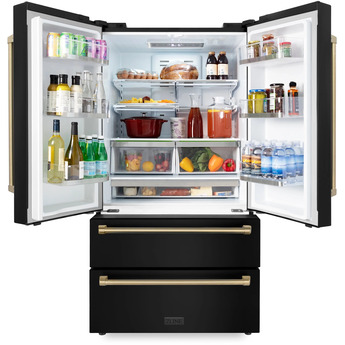 Z Line ZLINE RFMZ36BSCB  Autograph Edition Series 36 Inch Counter Depth French Door Ref — thumbnail 32