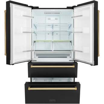 Z Line ZLINE RFMZ36BSCB  Autograph Edition Series 36 Inch Counter Depth French Door Ref — thumbnail 47