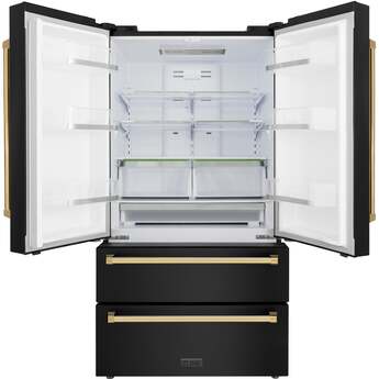 Z Line ZLINE RFMZ36BSCB  Autograph Edition Series 36 Inch Counter Depth French Door Ref — thumbnail 49