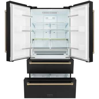 Z Line ZLINE RFMZ36BSCB  Autograph Edition Series 36 Inch Counter Depth French Door Ref — thumbnail 50