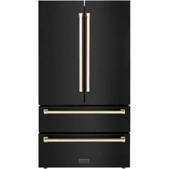 Z Line ZLINE RFMZ36BSG  Autograph Edition Series 36 Inch Counter Depth French Door Refr