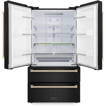 Z Line ZLINE RFMZ36BSG  Autograph Edition Series 36 Inch Counter Depth French Door Refr — thumbnail 12