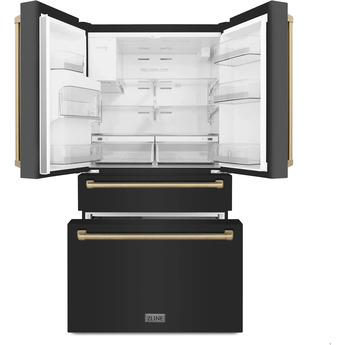 Z Line ZLINE RFMZW36BSCB  Autograph Edition Series 36 Inch Counter Depth French Door Re — thumbnail 14