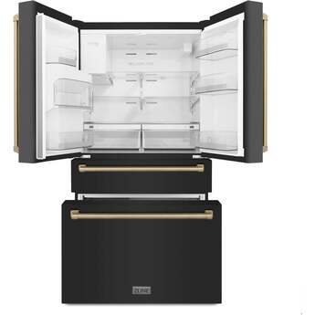 Z Line ZLINE RFMZW36BSCB  Autograph Edition Series 36 Inch Counter Depth French Door Re — thumbnail 32