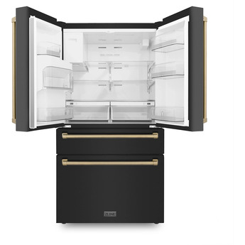 Z Line ZLINE RFMZW36BSCB  Autograph Edition Series 36 Inch Counter Depth French Door Re — thumbnail 42