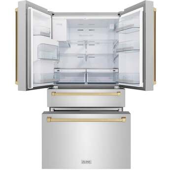 Z Line ZLINE RFMZW36CB  Autograph Edition Series 36 Inch Counter Depth French Door Refr — thumbnail 14
