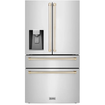Z Line ZLINE RFMZW36G  Autograph Edition Series 36 Inch Counter Depth French Door Refri