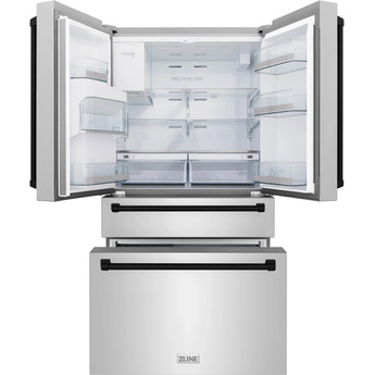 Z Line ZLINE RFMZW36MB  Autograph Edition Series 36 Inch Counter Depth French Door Refr — thumbnail 36