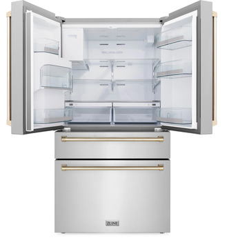 Z Line ZLINE RFMZW36MB  Autograph Edition Series 36 Inch Counter Depth French Door Refr — thumbnail 8