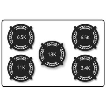 Bertazzoni CB36500XLP Professional Series 36 Inch Gas Sealed Burner Rangetop — thumbnail 3