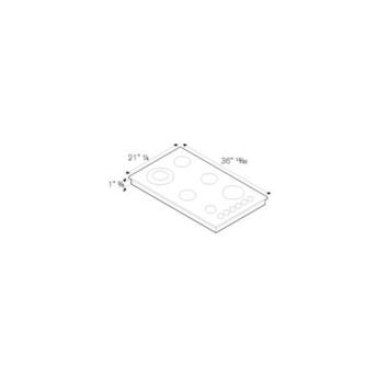 Bertazzoni DB36600XLP Professional Series 36 Inch Gas Sealed Burner Cooktop — thumbnail 4