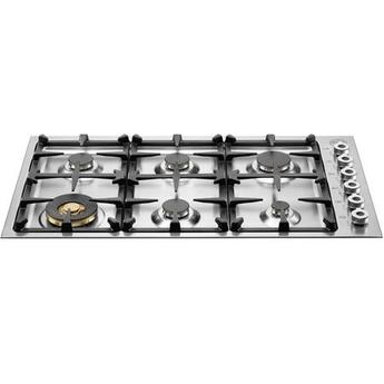 Bertazzoni QB36600XLP Professional Series 36 Inch Gas Sealed Burner Cooktop