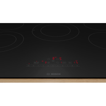 Bosch 800 Series 30 Inch Frameless Electric Radiant Cooktop: Black