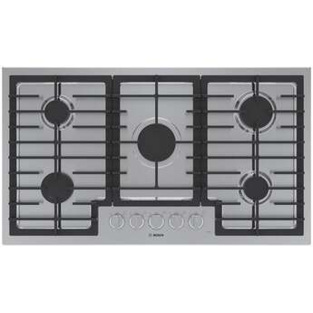 Bosch NGM5659UC 36 Inch Gas Cooktop Stainless Steel