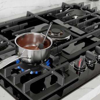 Bosch NGM8049UC 30 Inch Gas Cooktop 800 Series Black — thumbnail 16