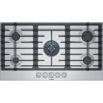Bosch NGM8657UC 800 Series 36 Inch Gas Sealed Burner Cooktop
