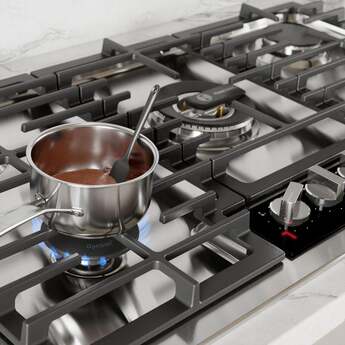 Bosch NGMP659UC 36 Inch Benchmark® Series Gas Cooktop: Stainless Stainless Steel — thumbnail 17