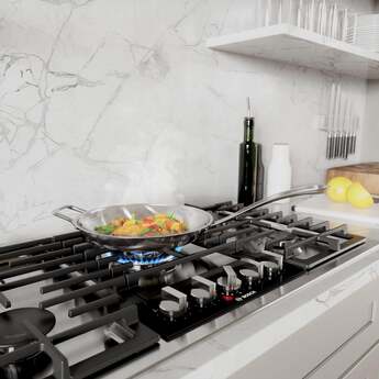 Bosch NGMP659UC 36 Inch Benchmark® Series Gas Cooktop: Stainless Stainless Steel — thumbnail 34