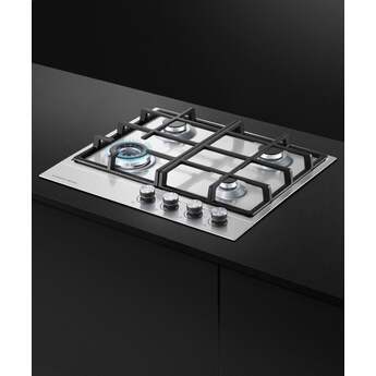 Fisher Paykel CG244DNGX1N Contemporary Series 24 Inch Gas Sealed Burner Cooktop — thumbnail 7