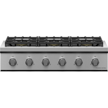 Fisher Paykel CPV3366L Professional Series 36 Inch Gas Rangetop — thumbnail 4