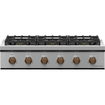 Fisher Paykel CPV3366L Professional Series 36 Inch Gas Rangetop — thumbnail 6