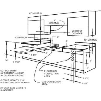 FiveStar TPN0487 48 Inch Gas Open Burner Rangetop — thumbnail 5