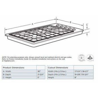 Frigidaire fggc3047qb 23