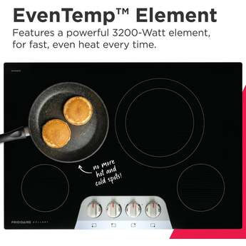 Frigidaire Gallery 30 Inch Electric Cooktop With 4 Radiant Elements: Stainless Steel — thumbnail 14