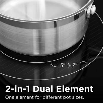 Frigidaire Gallery 30 Inch Electric Cooktop With 5 Radiant Elements: Black Stainless Steel — thumbnail 6