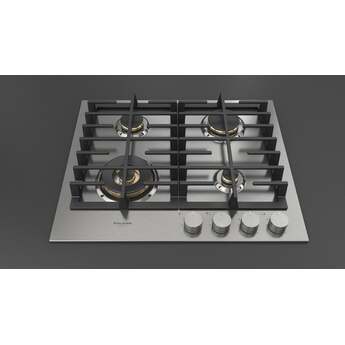 Fulgor Milano F4MGK24S1 24 Inch Matteo 400 Series Gas Cooktop, 4 Brass Burners: Stainless Stainless Steel — thumbnail 13