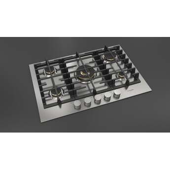 Fulgor Milano F4MGK30S1 30 Inch Matteo 400 Series Gas Cooktop, 5 Brass Burners: Stainless Stainless Steel — thumbnail 13