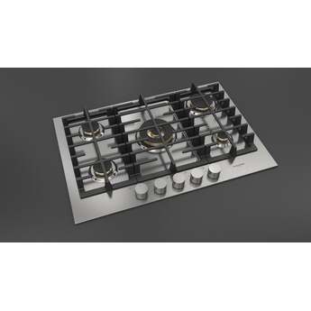 Fulgor Milano F4MGK30S1 30 Inch Matteo 400 Series Gas Cooktop, 5 Brass Burners: Stainless Stainless Steel — thumbnail 14