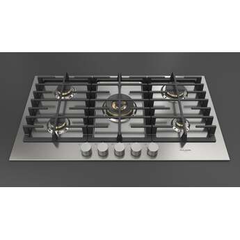 Fulgor Milano F4MTGK36S1 36 Inch Matteo 400 Series Gas Cooktop, 5 Brass Burners: Stainless Stainless Steel — thumbnail 12