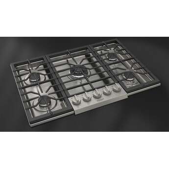 Fulgor Milano F4PGK305S2 30 Inch Distinto Gas Cooktop, 5 Aluminum Burners: Stainless Stainless Steel — thumbnail 11