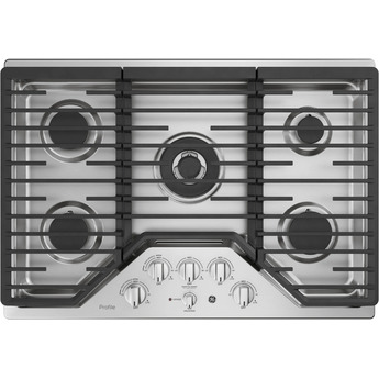 GE Profile PGP9030SLSS 30 Inch Gas Sealed Burner Cooktop