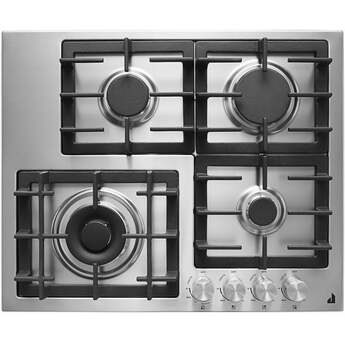 Jenn Air JGCK424PS 24 Inch Gas Cooktop: Stainless Stainless Steel