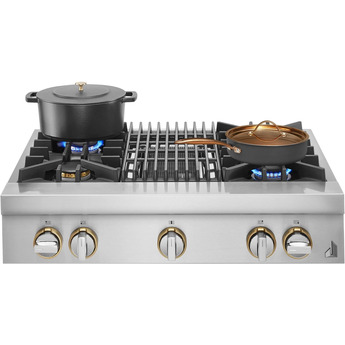 Jenn Air Jenn-Air JGCP636HL RISE Series 36 Inch Gas Sealed Burner Rangetop — thumbnail 6