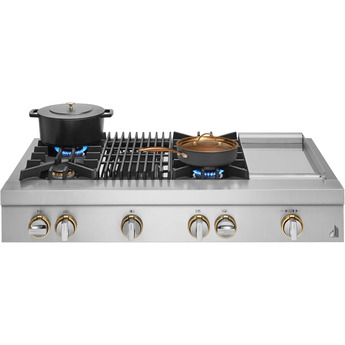 Jenn Air Jenn-Air JGCP748HL RISE Series 48 Inch Gas Sealed Burner Rangetop — thumbnail 14