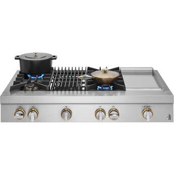Jenn Air Jenn-Air JGCP748HL RISE Series 48 Inch Gas Sealed Burner Rangetop — thumbnail 18