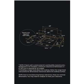 Jenn Air Jenn-Air JGCP748HL RISE Series 48 Inch Gas Sealed Burner Rangetop — thumbnail 4